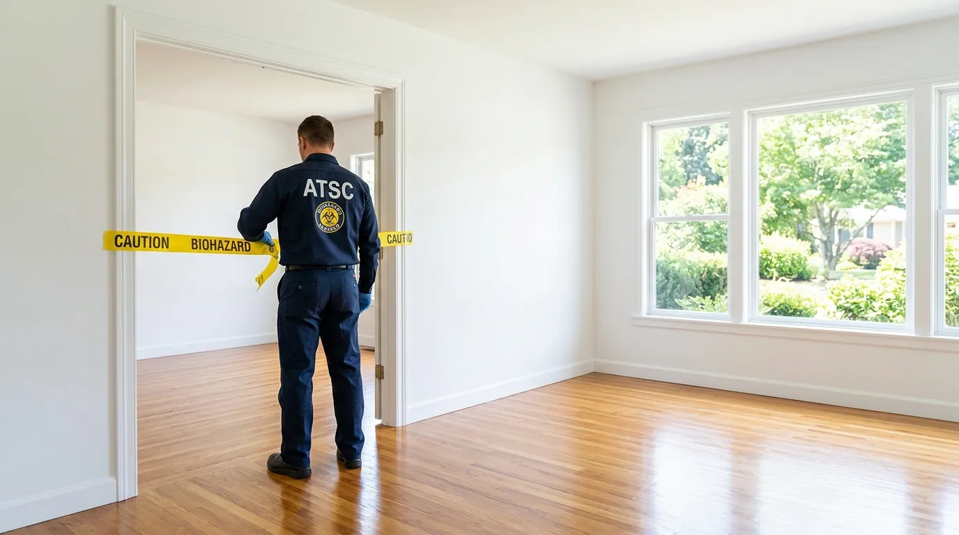 Certified biohazard cleanup crew performing Crime Scene Cleanup in Beverly Hills